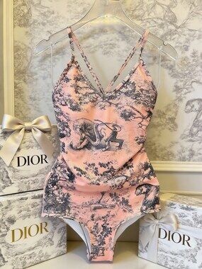 Dior Artistic Animal Print Bathing Suit